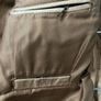 Mens Vintage 1970's style Aviatrix Tan Leather Reefer/Safari style Jacket Image 5