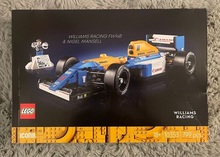 Lego 10353 (icons) Williams Racing Fw14b & Nigel Mansell