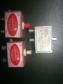 Satellite tv/FM isolator