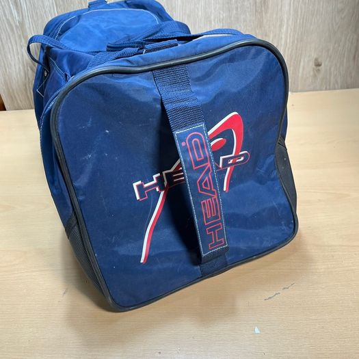 HEAD Large Blue Sports Duffel Bag - Vintage Retro Sports Gym