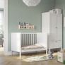IKEA Sundvik Cot Cotbed White Wooden Baby Cot Image 5