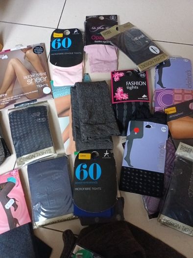 Selection  Of    Tights.  S - One -Size  Medium, Large  & Small.  B.N.W.T