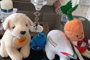 A selection of toy teddy's