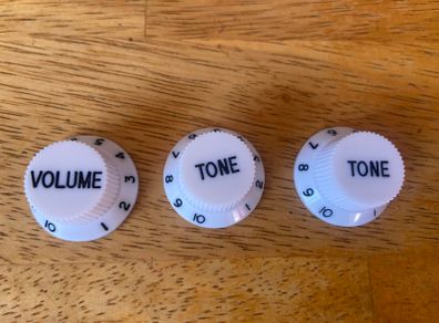 White Strat knobs