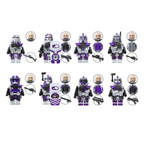 [8-Pack] 187th Legion Clone Trooper Minifigure Bundle - Star Wars