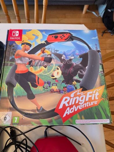 Nintendo Switch Bundle Modified Console, Mario Wheel and Ring Fit