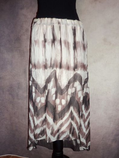 Promod maxi asymmetric front skirt size M