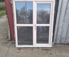 Cream pvc window