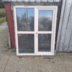 Cream pvc window