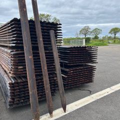 Genuine Creosote treated OCTO Fence posts