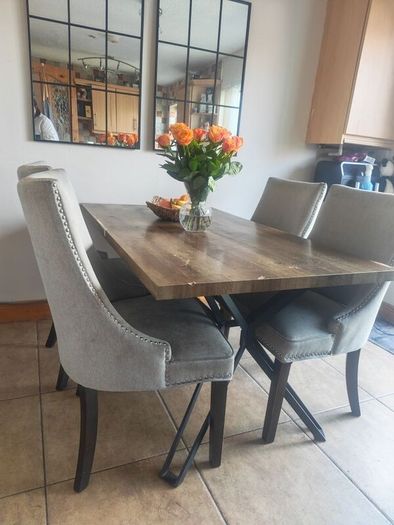 dining table and chairs