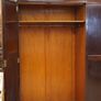 Early 20th Century Mahogany Triple Wardrobe Image 5