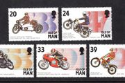 1993 Isle of Man Manx Motor Cycling Events Commemorative Stamps Mint Never Hinged (MNH)