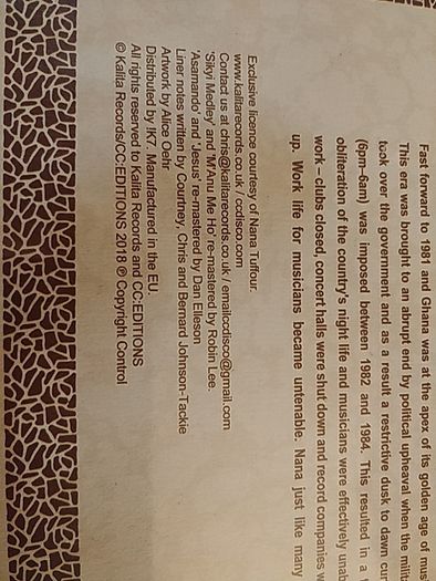 Nana Tuffour Sikyi Melody Vinyl
