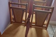 4 wooden chairs