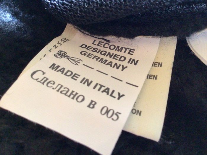 Lecomte Ladies Black wool blend stylish jumper size 12 price includes postage