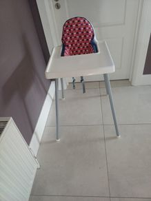 Ikea High Chair with supporting cushion