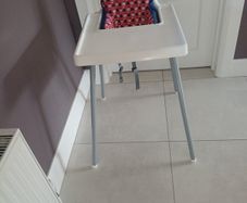 Ikea High Chair with supporting cushion