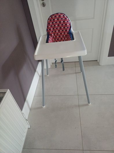 Ikea High Chair with supporting cushion