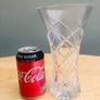 Heavy Crystal Flared Vase Image 2