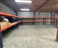 Warehouse pallet racking