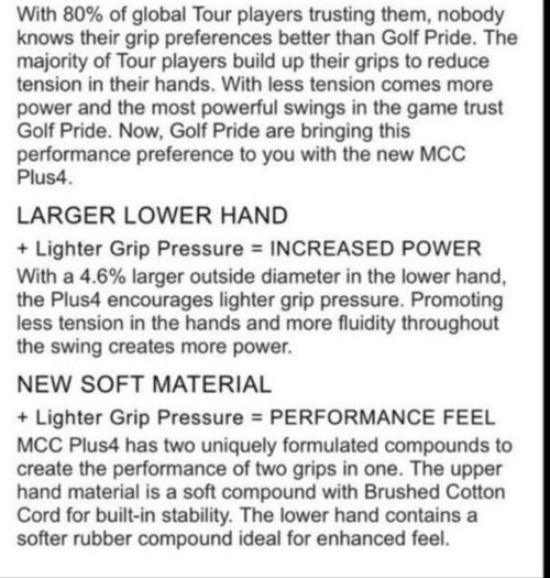 11 Golf Pride MCC Grips ( Standard size )