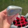 nike gold bag with trolly and clubs Image 5