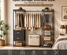 Heavy Duty Open Wardrobe