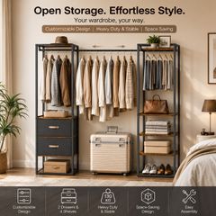 Heavy Duty Open Wardrobe