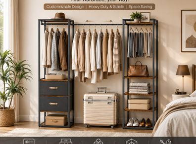 Heavy Duty Open Wardrobe