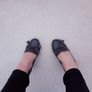 Grey High Heeled Shoes - Size 4 Image 8