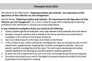 Leaving Cert Ag Science H1 Project
