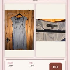 Coast Grey Tailored Dress