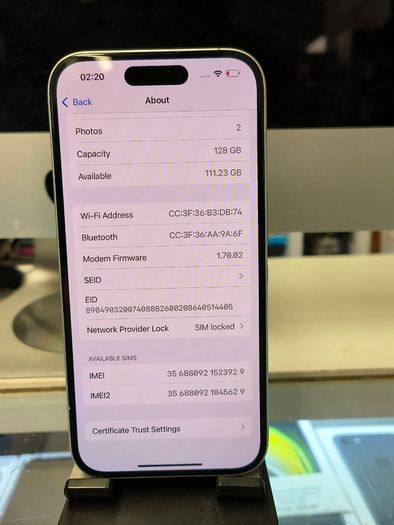 iPhone 16 (128GB, white) | Three Network 92% battery original