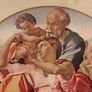 Vintage Michelangelo Doni Tondo Framed Print Image 2