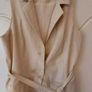 Unused Sleeveless Tie Waist Blazer Image 6
