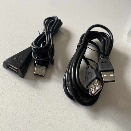 USB 2.0 Extension Cable, USB A to USB A | Black