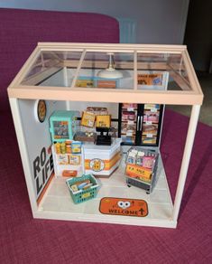 Convenience store diorama