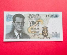 Belgium  20  Francs  1964   .pick 138 ( Uncirculated )