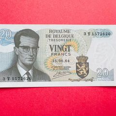 Belgium  20  Francs  1964   .pick 138 ( Uncirculated )