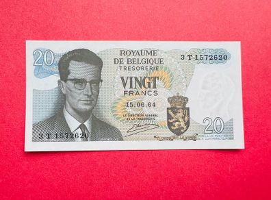 Belgium  20  Francs  1964   .pick 138 ( Uncirculated )