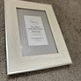 New Silver birch linen effect frame 6"x4" 15x10cm Image 3
