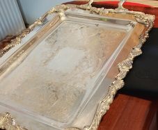 Genuine Silver tray ( silver plated)
