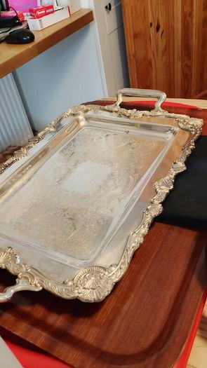 Genuine Silver tray ( silver plated)