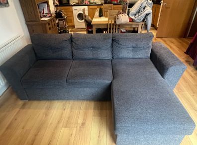 Mint Condition Sofa Bed with Chaise Longue