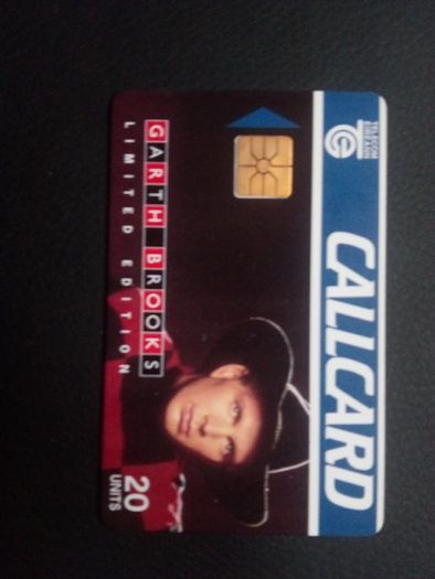 Garth Brooks Callcard