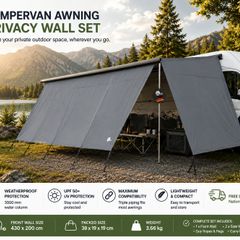Campervan Awning Privacy Wall Set  430 x 200 cm