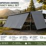 Campervan & Caravan Awning Privacy Wall Set 370 x 200 cm Image 4