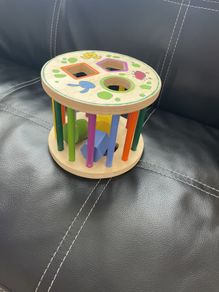 wooden shape sorter