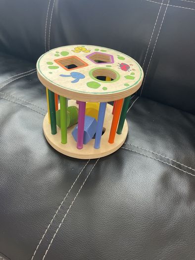 wooden shape sorter